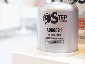 Nueva gama de secadores de freno premium con tecnología coalescente de la marca STEP FILTERS.